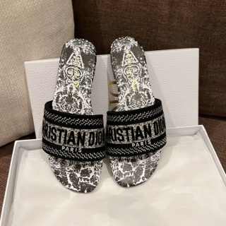 디올 자수 장식 슬리퍼 141836