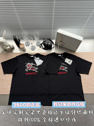 버버리 자수 하트 호스 로고 반팔 티셔츠 26 SS 26SS