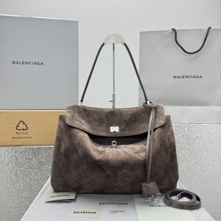 발렌시아가 로데오 스웨이드 라지 가방 92866