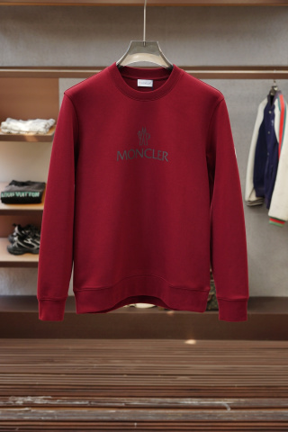 몽클레어 로고 자수 라운드넥 후드티 1604 Moncler T Shirt
