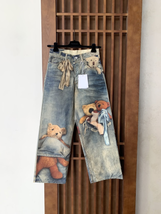 디올 2025AW 프린트 데님 코튼 청바지 16361 Dior