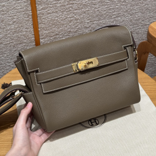에르메스 켈리 24/24백 엘리펀트 그레이 골드 하드웨어 18264 Hermes Bag