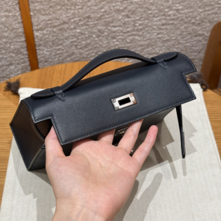에르메스 미니 켈리 1 블랙 실버 하드웨어 18269 Hermes Bag