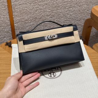 에르메스 미니 켈리 1 블랙 실버 하드웨어 18270 Hermes Bag