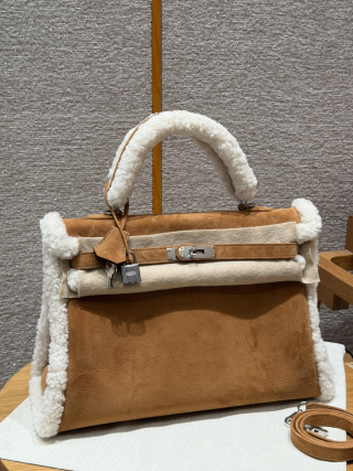 에르메스 켈리백 35 골든 브라운 실버 하드웨어 18293 Hermes Bag