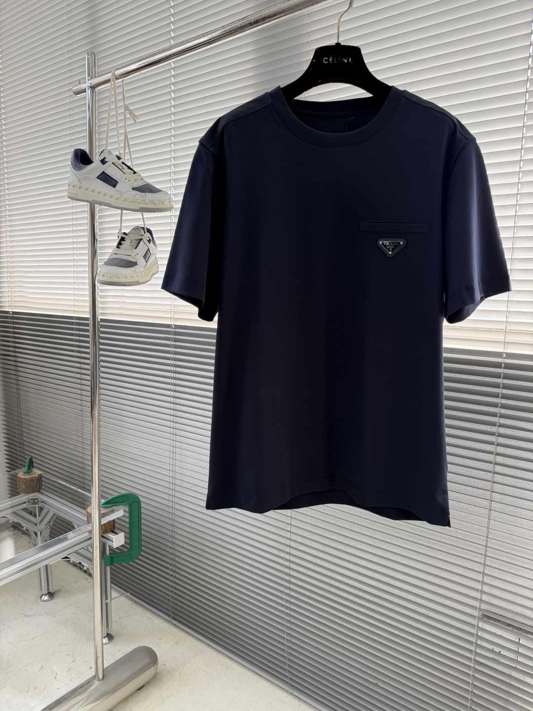 프라다 패치워크 트라이앵글 리브 남성 반팔 티셔츠 레플리카 1909 Prada T Shirt