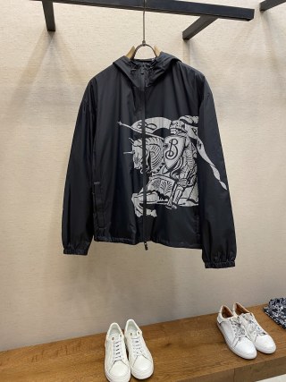 버버리 2025SS 로고 프린트 나일론 후드티 19408 Burberry