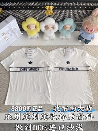 디올 여성 CD-054 CD로고 코튼 니트 반팔 레플리카 19463 Dior Women T Shirt