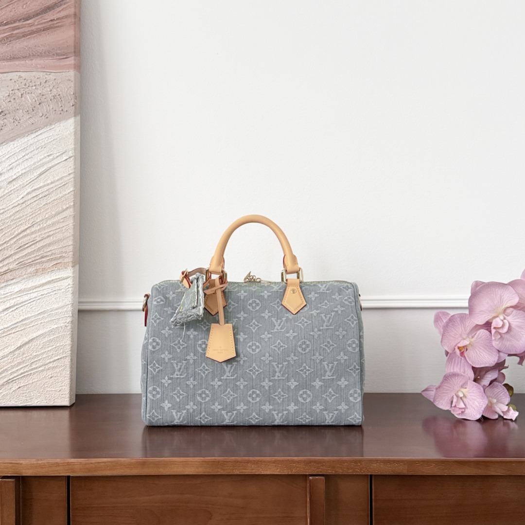 루이비통 스피디 30 그레이 데님 M13344 가방 Louis Vuitton Bag