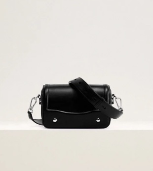 르메르 란셀 미니 크로스백 블랙 레더 8848 Lemaire Bag