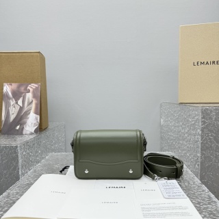 르메르 란셀 미니 크로스백 그린 레더 8848 Lemaire Bag