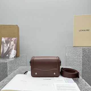 르메르 란셀 미니 크로스백 브라운 레더 8848 Lemaire Bag