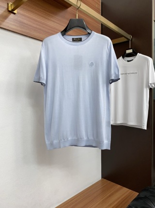 로로피아나 코튼 라운드넥 니트 2288 Loro Piana T Shirt