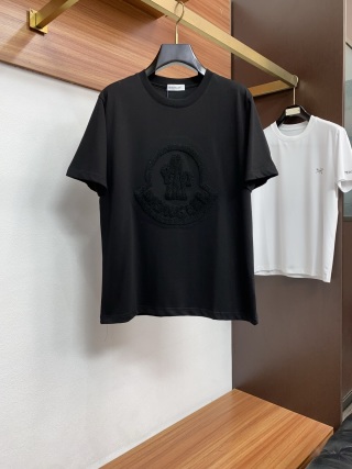 몽클레어 2026SS 자수 코튼 라운드넥 반팔 티셔츠 남성 23474 Moncler T Shirt
