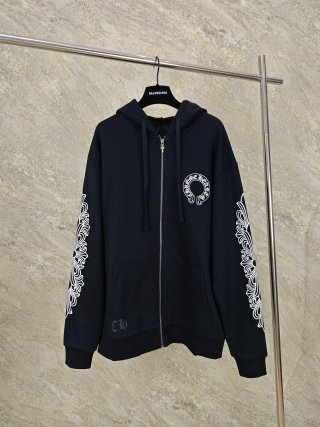 크롬하츠 프린트 집업 자켓 28940 Chrome Hearts