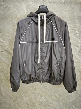 미우미우 로고 나일론 집업 자켓 28953 Miu Miu