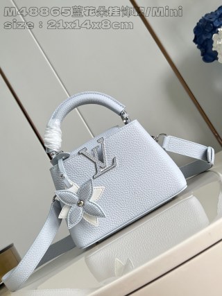 루이비통 M48865 블루 카푸신 핸드백 미니 Louis Vuitton Bag