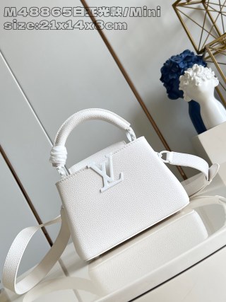 루이비통 M48865 화이트 카푸신 핸드백 미니 Louis Vuitton Bag