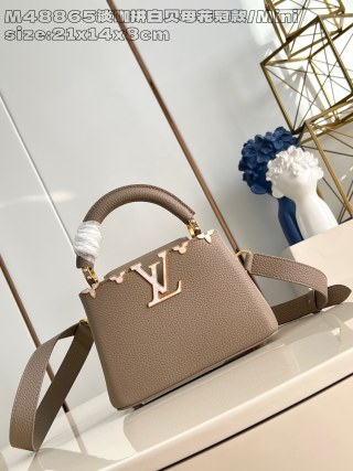 루이비통 M48865 브라운 카푸신 핸드백 미니 모노그램 Louis Vuitton Bag