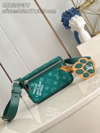 루이비통 M12637 그린 핸드백 숄더백 미니 모노그램 Louis Vuitton Bag