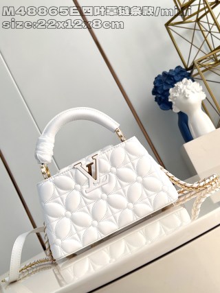 루이비통 M48865 화이트 카푸신 핸드백 미니 Louis Vuitton Bag