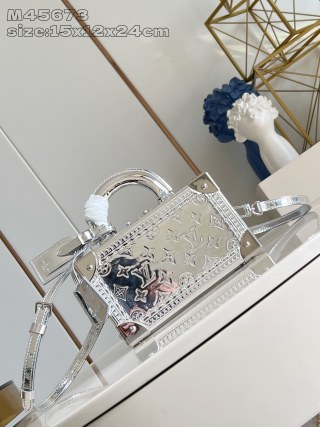 루이비통 M45673 실버 핸드백 모노그램 Louis Vuitton Bag
