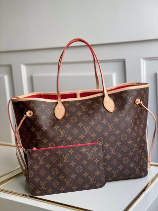 루이비통 M41181 레드 네버풀 핸드백 라지 Louis Vuitton Bag