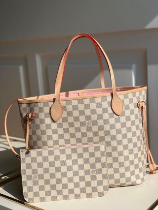 루이비통 N41605 핑크 네버풀 핸드백 미디엄 Louis Vuitton Bag
