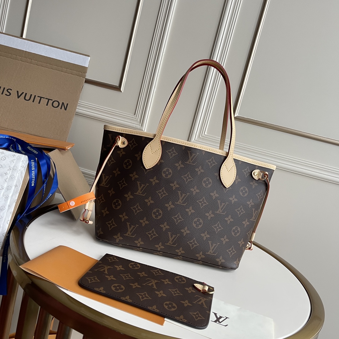 루이비통 M41000 레드 네버풀 핸드백 스몰 Louis Vuitton Bag