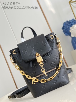 루이비통 M13387 블랙 백팩 핸드백 미니 모노그램 Louis Vuitton Bag