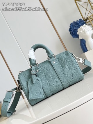 💜신품 M13866은 Keepall Bandoulière 25以Taurillon 가죽 면가죽 가죽으로 제작되었습니다. 💰780 Louis Vuitton Bag