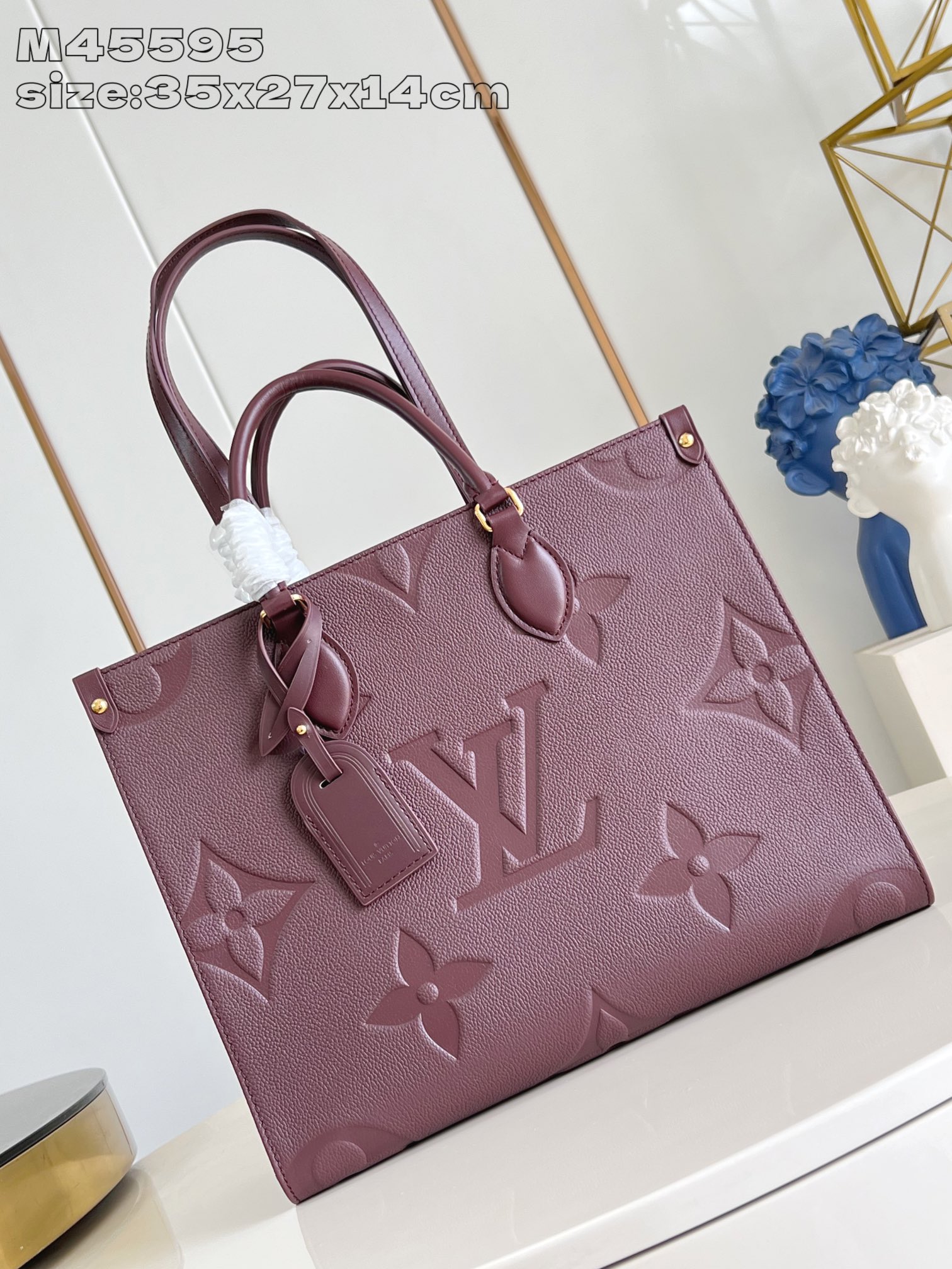 루이비통 M45595 온더고 핸드백 미디엄 모노그램 앙프렝뜨 Louis Vuitton Bag