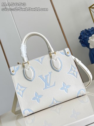 루이비통 M45653 화이트 온더고 핸드백 미니 스몰 모노그램 앙프렝뜨 Louis Vuitton Bag