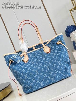 루이비통 M13192 네버풀 핸드백 미디엄 모노그램 데님 Louis Vuitton Bag