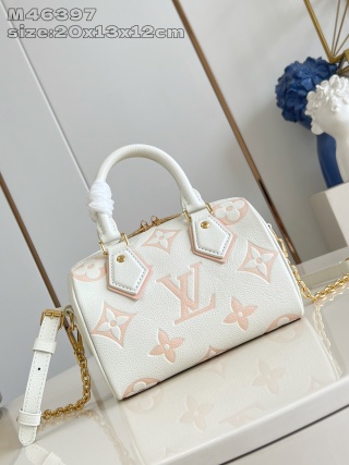루이비통 M46397 화이트 스피디 핸드백 Louis Vuitton Bag