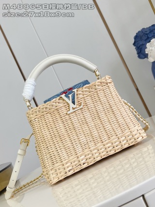 루이비통 M48865 화이트 카푸신 핸드백 BB 소형 Louis Vuitton Bag