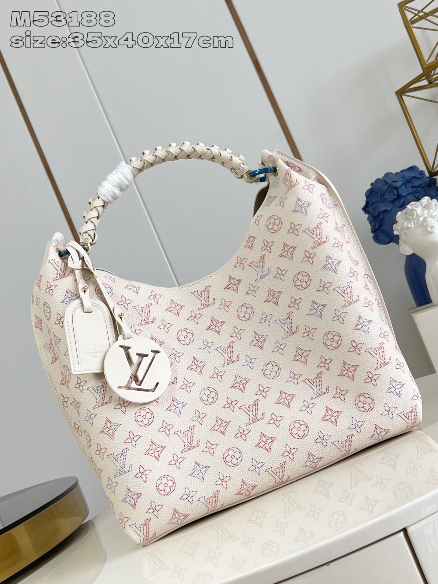 루이비통 M53188 딸기 화이트 실크스크린 프린트 M 25894 이 카멜 Louis Vuitton Bag