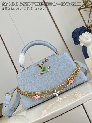 루이비통 M48865 블루 카푸신 핸드백 스몰 Louis Vuitton Bag