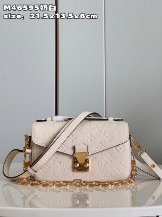 루이비통 M46595 화이트 포쉐트 메티스 핸드백 모노그램 앙프렝뜨 Louis Vuitton Bag