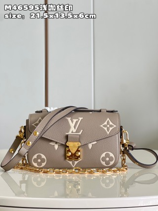 루이비통 M46595 브라운 포쉐트 메티스 핸드백 모노그램 앙프렝뜨 Louis Vuitton Bag