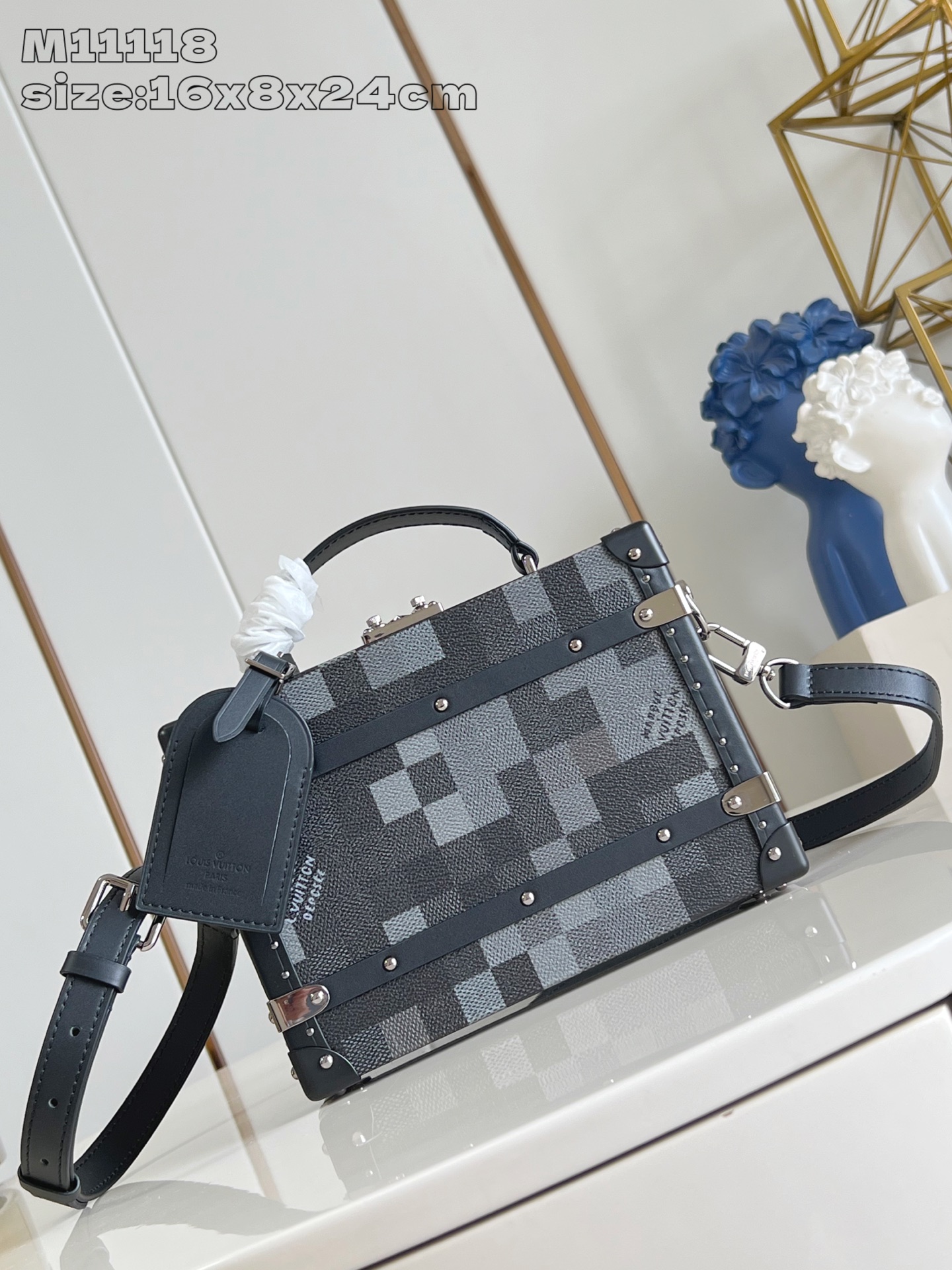 루이비통 M11118 블랙 다모플라주 캔버스 N00059 이 손잡이 트렁크 백은 Louis Vuitton Bag