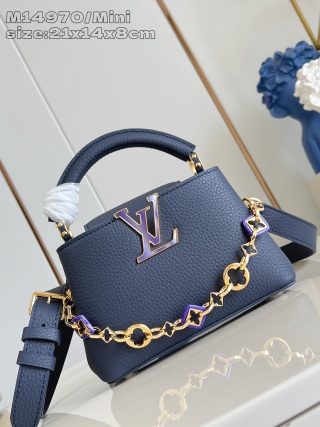 루이비통 M14970 블루 카푸신 핸드백 미니 Louis Vuitton Bag