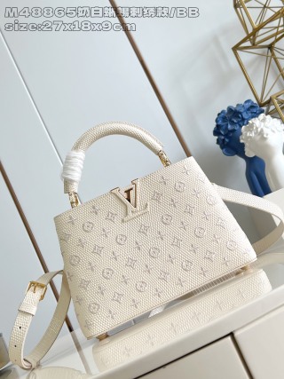 루이비통 M48865 화이트 카푸신 핸드백 BB 스몰 Louis Vuitton Bag