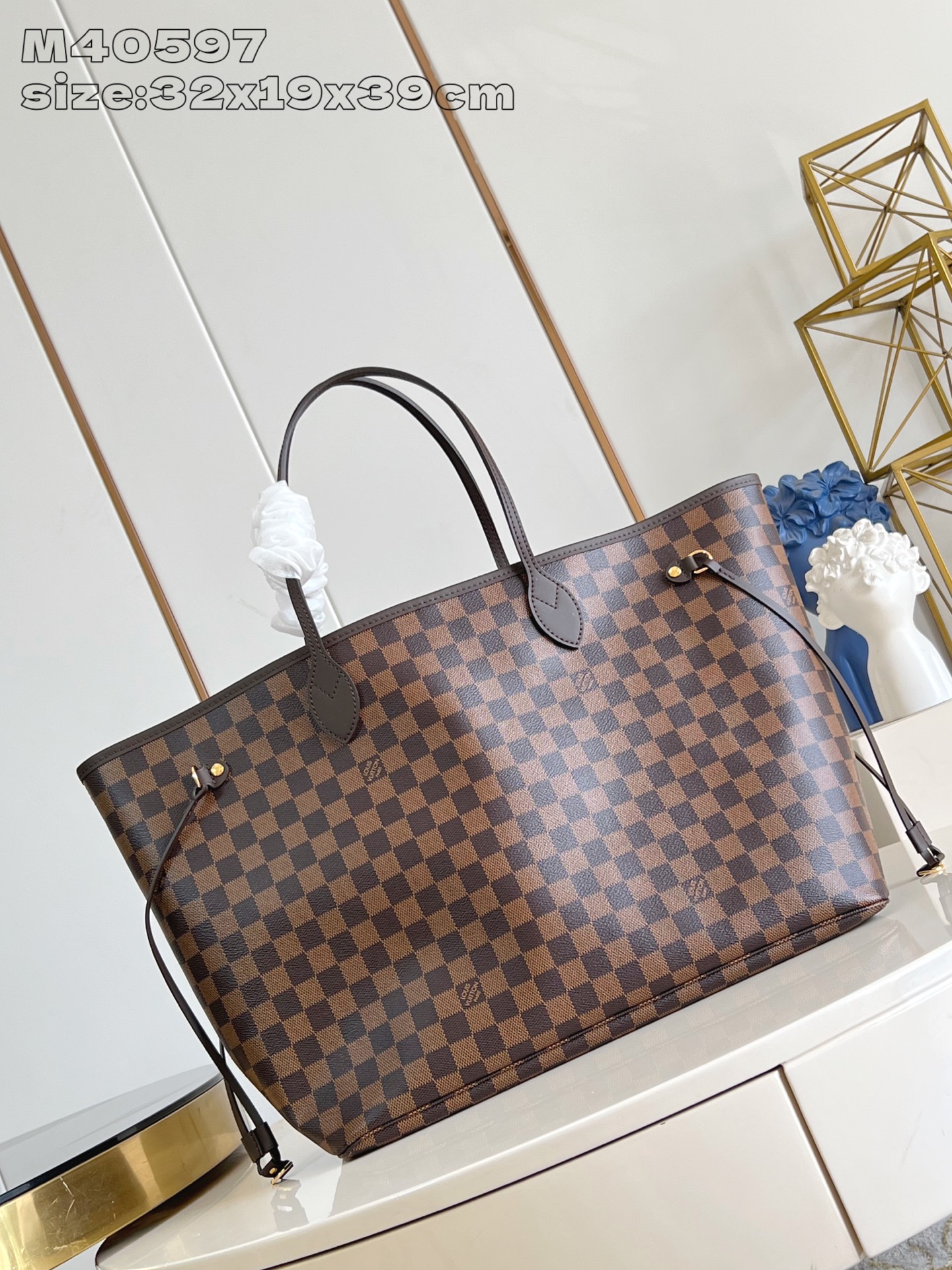 루이비통 M40597 네버풀 토트백 라지 다미에 Louis Vuitton Bag