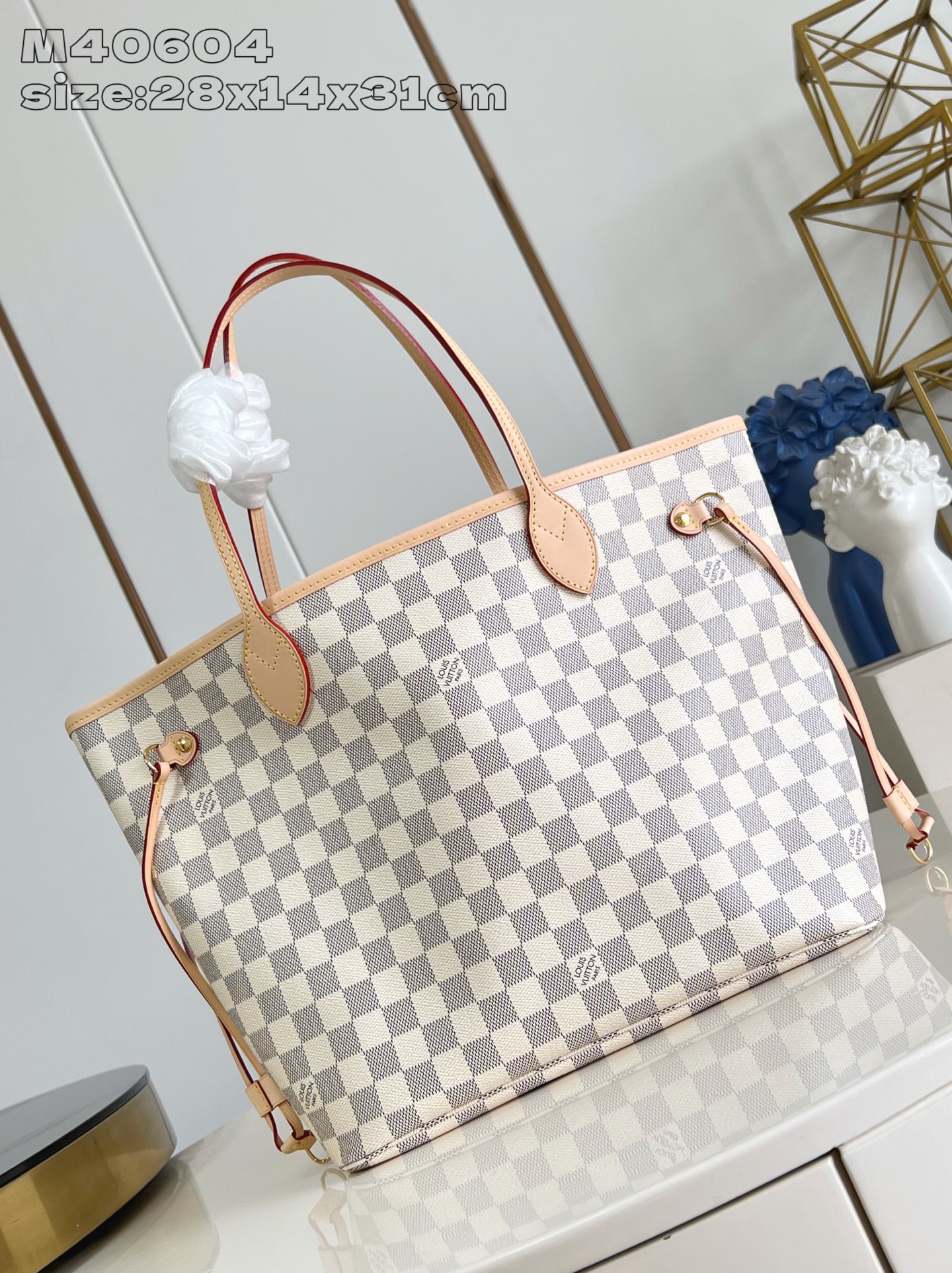 루이비통 M40604 네버풀 토트백 미디엄 다미에 Louis Vuitton Bag