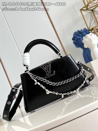 루이비통 M48865 블랙 카푸신 핸드백 BB 스몰 Louis Vuitton Bag