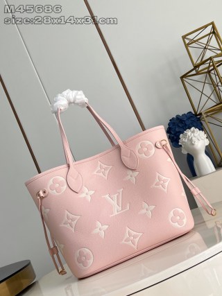 루이비통 M45686 핑크 네버풀 핸드백 미디엄 Louis Vuitton Bag