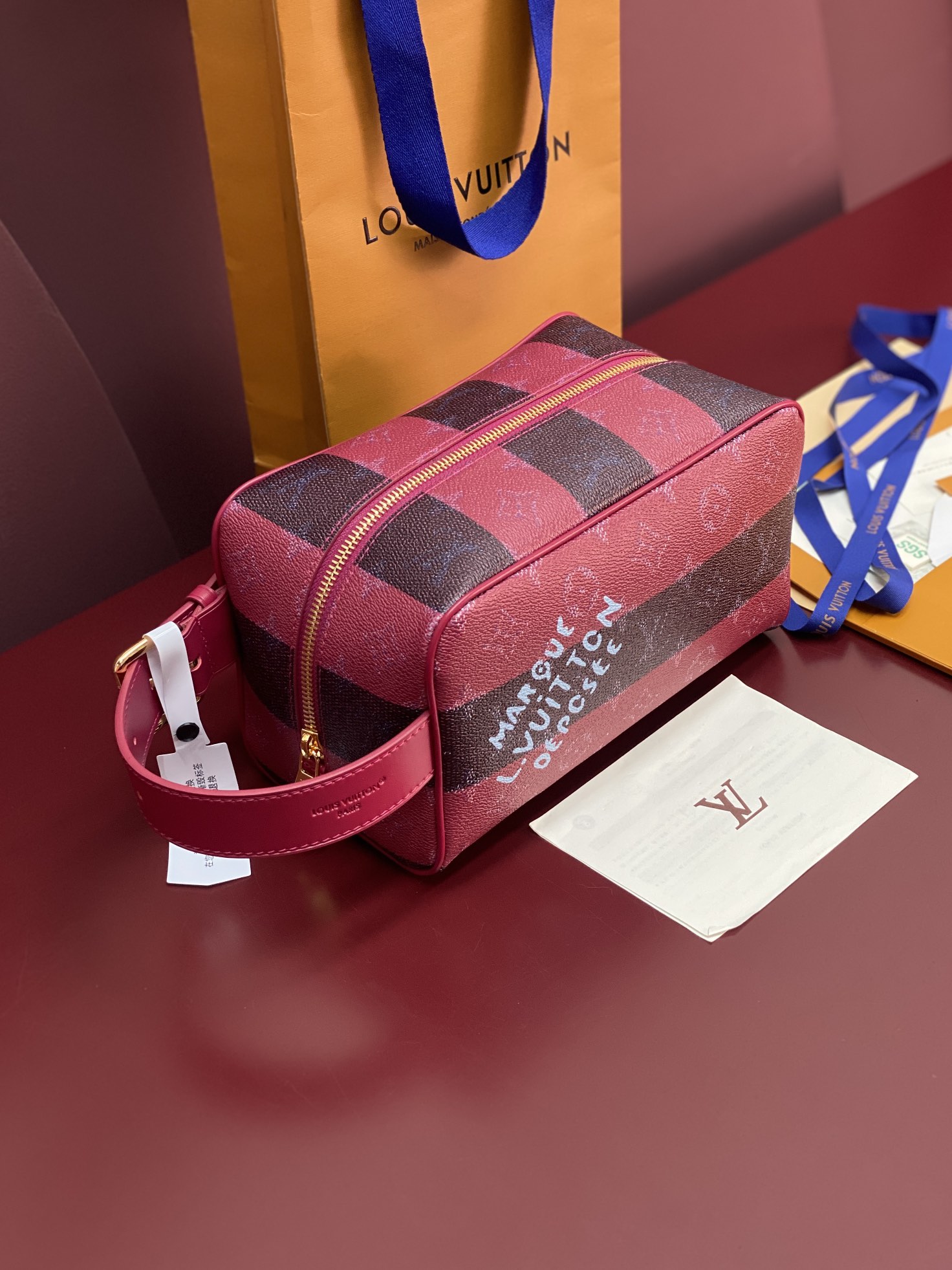 루이비통 M25902 스트라이프 퍼플 Louis Vuitton Bag