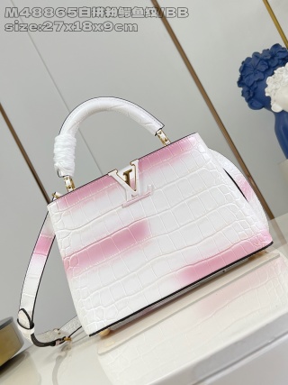 루이비통 M48865 화이트 카푸신 핸드백 BB 스몰 Louis Vuitton Bag