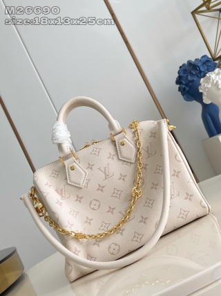 루이비통 M26690 화이트 스피디 핸드백 Louis Vuitton Bag